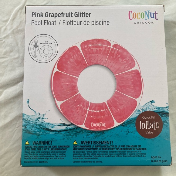 Grapefruit Pool Float - Picture 3 of 6